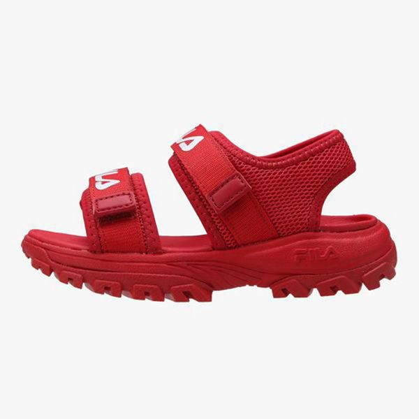 Fila Tracer Kd Boy's Sandals - Red,NZ 540-72469